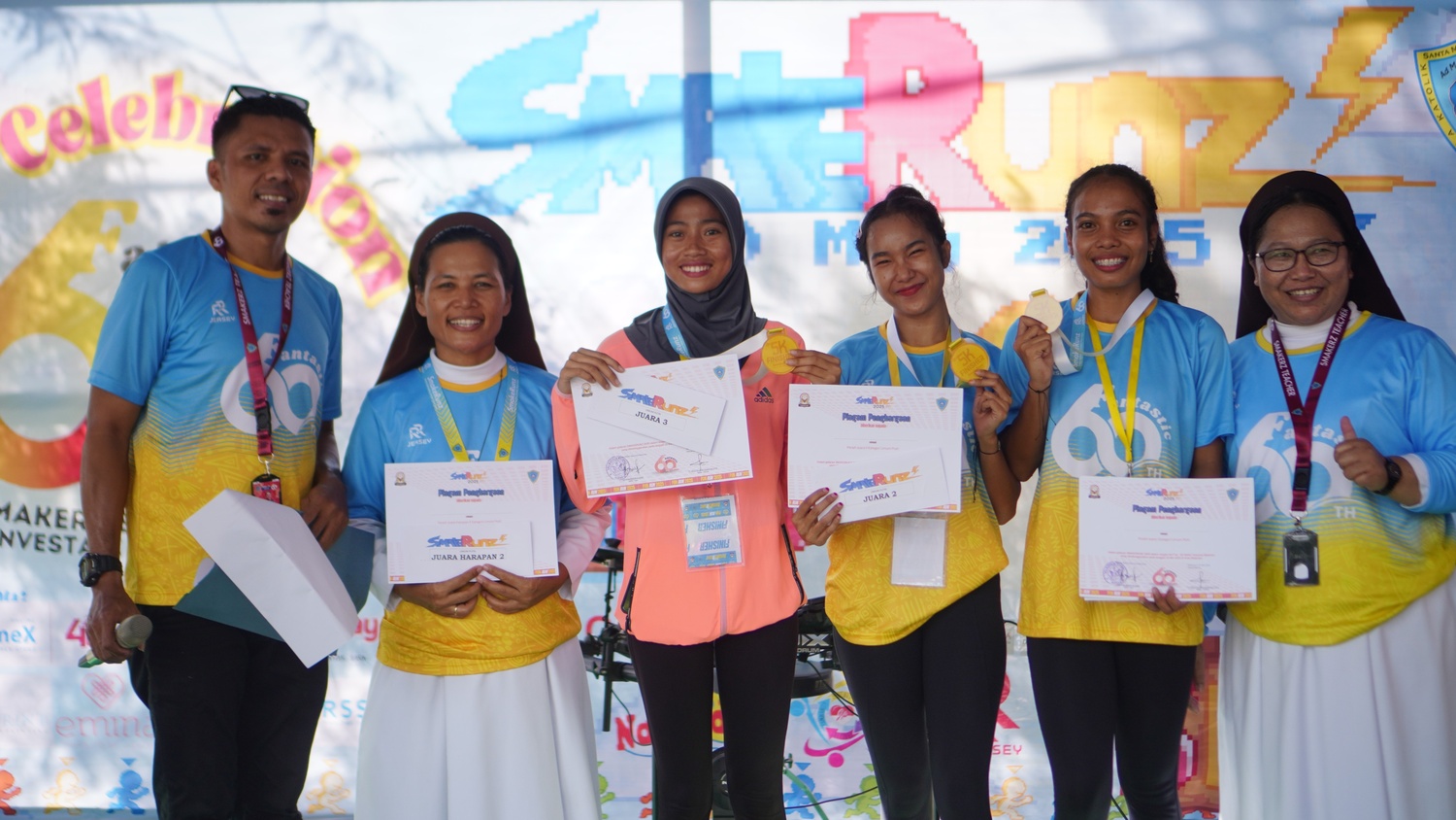 SMAK Kesuma Mataram Gelar Fun Run dalam Rangka HUT 60, 455 Lebih Peserta Turut Serta